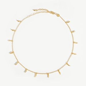 Missoma Lucy Williams Mini Fang Choker in Gold